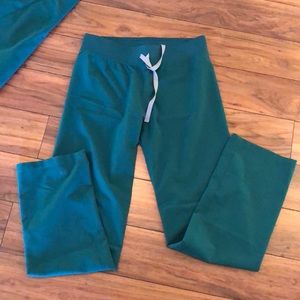 Figs Scrub Pant- XS- Hunter Green